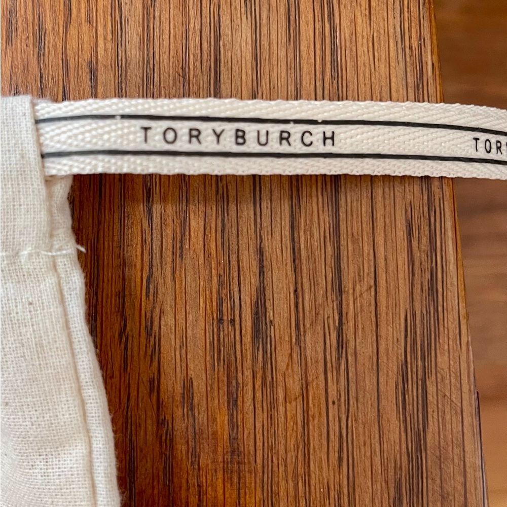 Tory Burch cotton dust bag 12x14.5